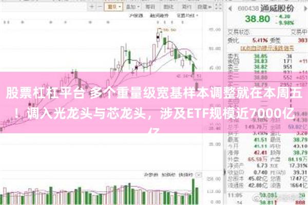 股票杠杠平台 多个重量级宽基样本调整就在本周五！调入光龙头与芯龙头，涉及ETF规模近7000亿