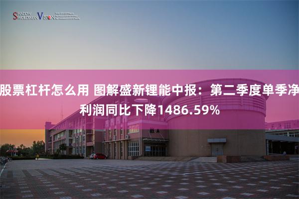 股票杠杆怎么用 图解盛新锂能中报：第二季度单季净利润同比下降1486.59%