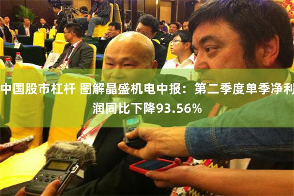 中国股市杠杆 图解晶盛机电中报：第二季度单季净利润同比下降93.56%