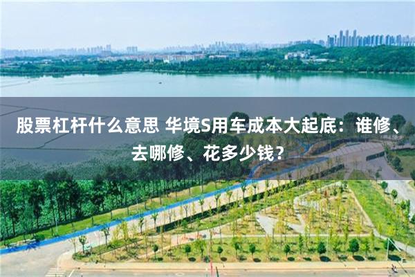 股票杠杆什么意思 华境S用车成本大起底：谁修、去哪修、花多少钱？